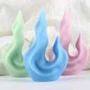 XIAOSHUI Coral Candle Mold Coral Silicone Candle Molds Coral Resin Casting Mold for Candle Home Decorate Candle Making Aromatherapy Gypsum Wax Resin Clay Craft