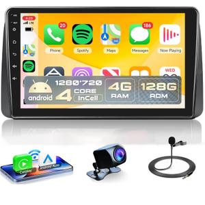 4G+128G Android 15 Car Radio for Dodge Grand Caravan 2008-2020 Chrysler Town & Country 2013-2016 Grand Voyager 2013-2016, Rimoody Car Stereo 9'' Touch Screen Wireless CarPlay Android Auto GPS/WiFi