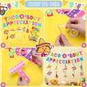 Taco Bout Appreciation Party Decoration Teacher Employee Appreciation Gifts Party Supplies Taco Bout Banner Mexican Fiesta Hanging Swirls for Doctor Para Professional Team Cinco De Mayo