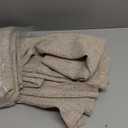 YoungsTex Oatmeal Linen Semi Sheer Curtains 63 lnch Length 2 Panels, Tan Light Filtering Window Drapes Textured with Bronze Grommet for Bedroom Living Room Farmhouse, 52 X 63 Inch