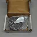 Ronlap Gate Wheels for Wooden and Metal Tube Swing Fence, Spring Loaded Caster With Brake, Heavy Duty Outdoor Farm Vinyl Rollers, 250 Lbs, 5 Inches, Black