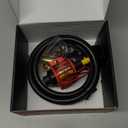 Universal 12 Volt Electric Fuel Pump 5-9 PSI, 35GPH, Super 12S Plus for Gasoline Diesel Engines with 5/16 Inch (8mm) ID Fuel Line Hose 6.56FT