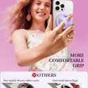 JOYROOM Magnetic Phone Grip, Silicone Finger Loop Grip [Stylish Twinkle][Glitter] Phone Grip for Magsafe, for iPhone 17/16/ 15/14/ 13/12 Series, Purple