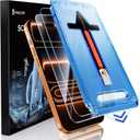 MAGIC JOHN 2 Pack for iPhone 17 Pro Max 6.9 inch Tempered Glass Screen Protector, Auto Dust-Elimination, Bubble Free, HD Clear, Easy Installation