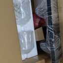 Vanity Lights for Bathroom Large 31.5", Farmhouse Rustic Vanity Light with Bubble Glass Shades, Black 4 Light Bathroom Lighting Fixtures Over Mirror, Bath Wall Sconce Home Decor