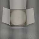 Syhood 2 Inches Wide Christmas Faux Fur Ribbon Trim Fabric Roll for Christmas Tree Decor or Wreath Bows Craft, 3 Yards Long (White)