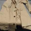 Mens Trench Coat Slim Fit Single Breasted Casual Long Jacket Lightweight Lapel Fall Windbreaker Overcoat (X-Large, Light Khaki)