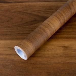 COSNIGHT Wood Grain Contact Paper, Vintage Peel and Stick Wallpaper 15.7''x196'', Removable Natural Matte Wall Paper for Countertops, Cabinets and Drawers (Dark Brown)