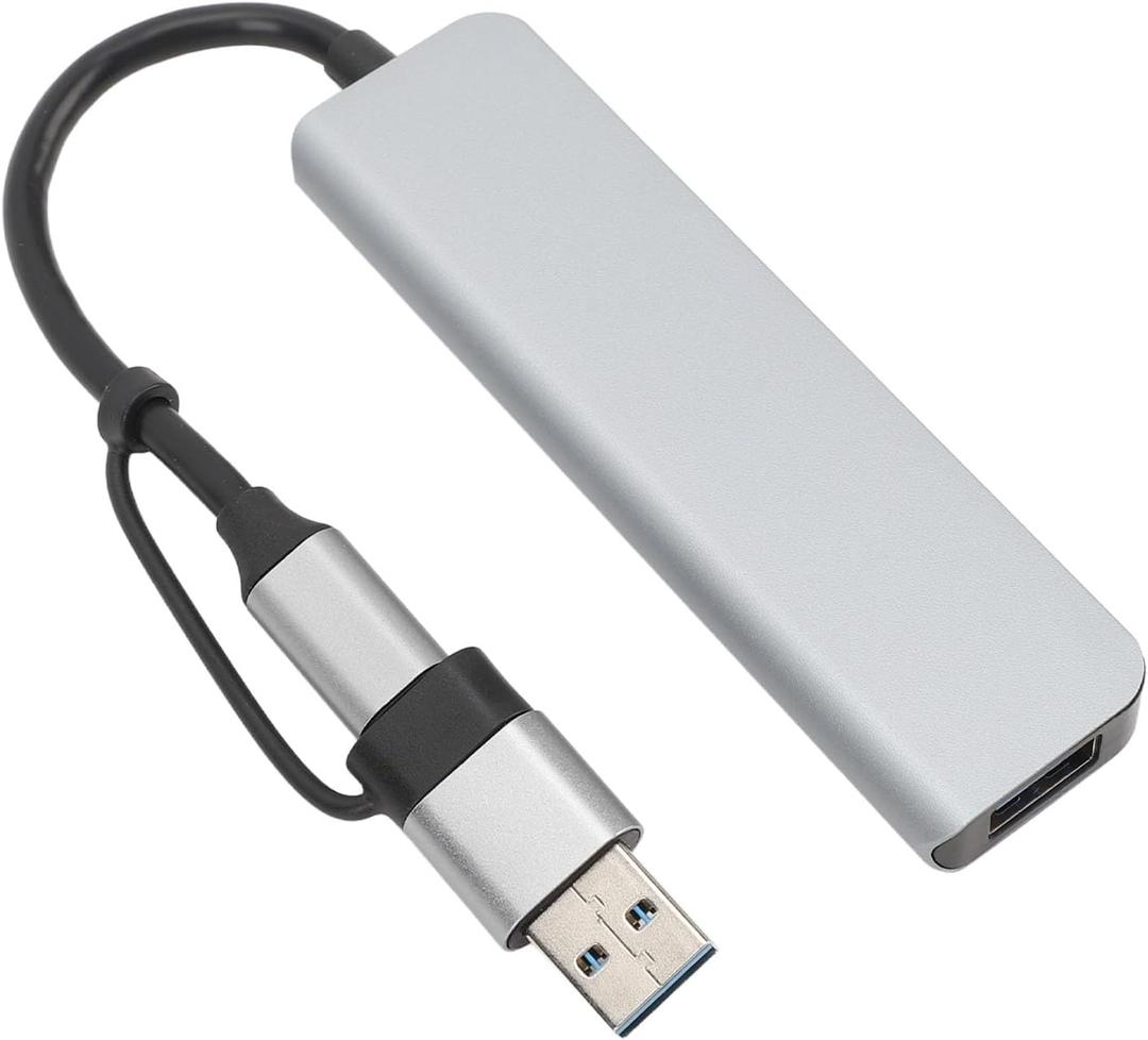 5 in 1 USB Type C Hub, USB C Hub, 5Gbps 3 USB3.0 Data Ports and Memory Card Reader, Multi Functional USB HUB Adapter for Phone, Tablet, and Computer