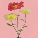 Large Artificial Flower for Decoration with Stands - 5.6 Ft Artificial Silk Giant Flower - Big Artificial Flores Gigantes for Wedding Party Banquet Backdrop Decor, Photography Props Window Display (Yellow & Red)