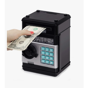 Refasy Piggy Bank Cash Coin Can ATM Bank Electronic Coin Money Bank for Kids Age 3-12, Money Savings Box Mini ATM Coin Bank Toys Gifts for 3 4 5 6 7 8 9 10 11 12 Year Old Boys Girls