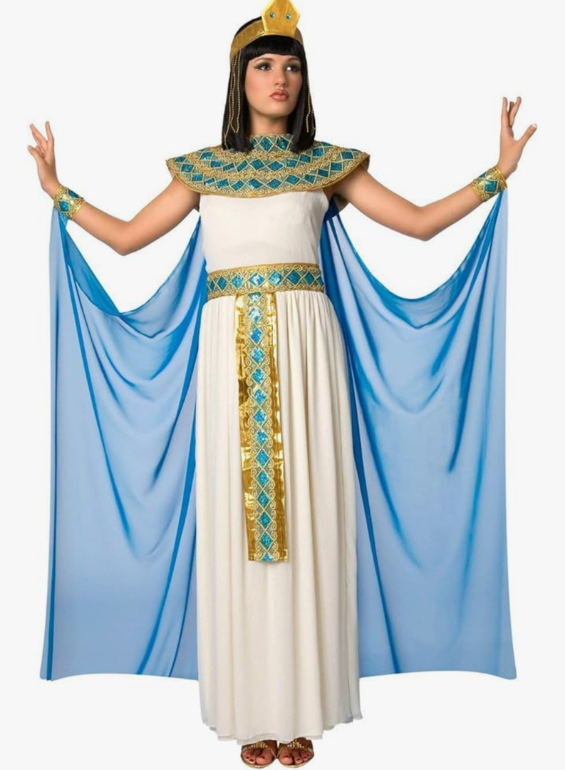 Morph Cleopatra Costume Women Egyptian Halloween Outfit Adult Egyptian Costume for Parties and Dress Up Events, S