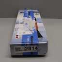 EcoNour 27" Car Snow Brush and Ice Scrapers for Car Windshield (2 Pack) | Scratch Free Bristle Head Snow Brush & Tough Window Snow Scraper with Aluminium Body | Snow Removal Winter Car Accessories (Blue & Orange)