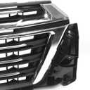 JOLONG Front Upper Grille for Chevrolet Traverse 2022-2023 Replacement for 87830141 (Chrome)