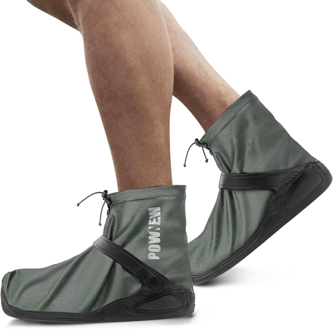 Waterproof Rain Shoe Covers for Men and Women(XL-X Lage)