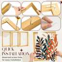 Soaoo 4 Pcs Canvas Floater Frames 16'' X 20'' Gold Floating Canvas Frame