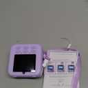 Kids Instant Digital Cameras for Boys and Girls, 1080P HD Dual-Lens Selfie Digital Camera with Print Paper & 32G Card, Christmas Birthday Gifts Toys for Toddler and Teenagers Age 3-16 Years Old (Purple)