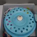 Potaroma Cat Toys 3-in-1 Automatic Interactive Kitten Toy, Fluttering Butterfly, Random Moving Ambush Feather, Track Balls, Dual Power Supplies, USB Powered, Indoor Exercise Cat Kicker (Blue)