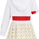 Girls Halloween Costumes Kids Cheerleader Costume Dress Up Accessories Set (120 (5-6 Years))