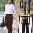 Neer 4 Pack Men's Lightweight Sweatpants Summer Wide Leg Drawstring Open Bottom Pants Gym Baggy Lounge Joggers with Pockets(Mocha, Charcoal Gray, Brown, Black,Large) 