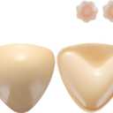 Double Sided Sticky Bra Push Up,Bra Inserts,Adhesive Silicone Bra Pads Inserts.Medium For Cup A/B. Lage For Cup C/D.