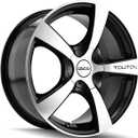 Touren TR9 3190 Black Wheel with Machined Face (16x7"/8x100mm)