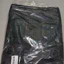 ZM-YOUTOO Insulated Foldable Lunch Bag With Ajustable Strap- Lightweight Portable Lunch Box for Men, Women, Office, Work, Picnic, Hiking and Beach (Black,Hard Fabric)