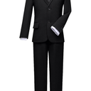 Visaccy Boys Suits Slim Fit Dress Clothes Ring Bearer Outfit, 16