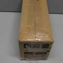 SONGMICS Watch Box, 6-Slot Watch Case Organizer with Large Glass Lid, Removable Pillows, Gift for Loved Ones, Black Synthetic Leather, Greenish Gray Lining UJWB06BK (1 layer)