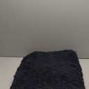 LOCHAS Luxury Bathroom Rug Shaggy Bath Mat 24 x 60 Inch, Washable Non Slip Bath Rugs for Bathroom Shower, Soft Plush Chenille Absorbent Carpets Mats, Navy
