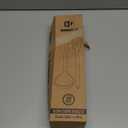 Silicone Pasta Fork and Ladle Spoon Set, Large Non Stick Kitchen Utensils for Cooking,Stirring,Serving Spaghetti, Soup, Sauce (KHAKI)