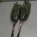 Preserved Real Pine Leaves Branches, 17'' Natural Pine Needles Green Plants, 3.5OZ Greenery Twigs Stems, Evergreen Picks for Christmas Garland Wreath Home Wedding Decor Floral Arrangements