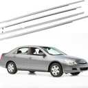 4Pcs Weatherstrip,Window Moulding Trim Seal Belt Compatible with Honda Accord 2003-2007,Replace# 72950-SDA-A01 72910-SDA-A01 72910-SDA-A01 72950-SDA-A01