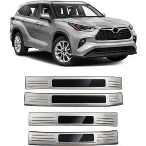 Door Sill Protector for Toyota Highlander 2020-2026 Door Sill Guard