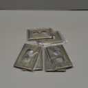 6-Pack Single Duplex Outlet Cover Plate, Decorative Antique Brass Switch Plates and Outlet Covers, Metal Wall Plates for Electrical Outlets, 1 Gang Receptacle Cover, Corrosion Resistant