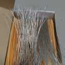 Label Tags with Wire Attached - 4 3/4" x 2 3/8" Box of 100 Blank Manila Tags with Reinforced Hole and Metal Wire Ties, Labels with Wire