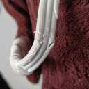 Sunbeam XL Back Neck and Shoulder Heat Therapy 12 x 24 with Auto Shut Off 6 Settings Machine-Washable Comfortable Microplush Fabric - Burgundy