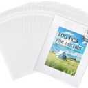 Phiocxem 100PCS Acid-Free Crystal Clear Plastic Bags for 12x16 Art Prints/Photos/Framing Mat Mattes/Pictures,12 2/5 X 16 8/11 OPP Sleeves Storage Bags (Bag Size: 12 2/5 X 16 8/11)