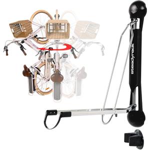 Steadyrack Bike Rack  Swivel Bike Wall Mount for eBikes with Fender, 20-29 Wheel Diameter eBike Rack, 77lbs Capacity Bicycle Hanger, Easy Lift Design