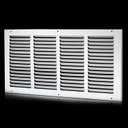 20x8 Return Air Grille(Duct Opening Size),Air Return Vent Cover,Flat Vent Cover,Rejillas De Aire Acondicionado para Casa,Return Air Grilles,Outer Dimensions:21.75"Wx9.75"H(20"W x 8"H, Duct Opening)