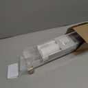 Persilux Zebra Cordless Roller Shades for Windows, Privacy Day & Night Shades (42" W x 72" H, White) for Sliding Door, Home & Office