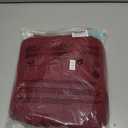 Womens Wide Leg Corduroy Pants Elastic Waisted Casual Sweatpants Adjustable Drawstring Warm Trousers with Pockets  2 Red