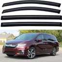 Window Visors Rain Guards for 2018-2026 Honda Odyssey, Out-Channel Window Vent Wind Deflectors Visors Shades for 18 19 20 21 22 23 24 25 26 Odyssey