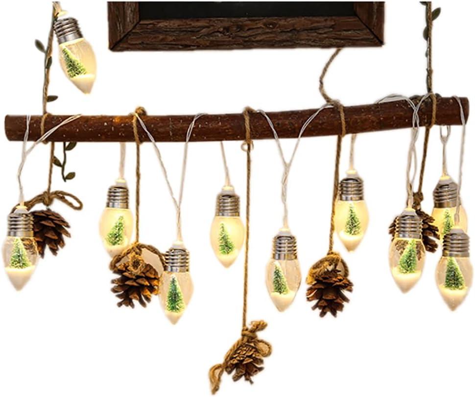 Fairy Light Bedroom Party Warm Light 20 LEDs String Long Roofline Christmas Operated Battery Decor Light