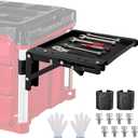 Foldable Magnetic Table Workbench Packout Tool Tray - Heavy Duty Work Station for Repairs, Assembly,Packout System 200lb Include 12 Pairs Cotton Work Gloves
