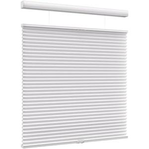 MYshade Custom Top Down Bottom Up Cellular Shades Light Filtering Up Down Window Blind Cordless Cellular Blinds & Shades Easy to Install 44" W x 60" H White
