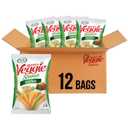 Sensible Portions Veggie Straws, Sea Salt Flavor, Gluten-Free Chips, 7 Ounce Bag, 12-Pack (EXP 07/22/26)