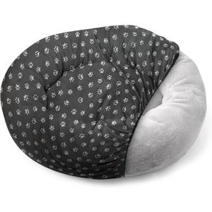 Round Dog Bed Covers Replacement Washable, Dog Bed Washable Cover, for All Shapes (Large (Up to 45), Paw Chic)
