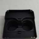 Car Anti-Slip Cup Holder for BMW X1 iX1 i3 i4 X3 X4 iX3 X4 X5 X6 2018 2019 2020 2021 2022 2023 2024 2025, Car Central Control Wireless Charging Silicone Pad, Car Cup Holder Coaster,Black-B