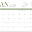 3 x GuassLee Desk Calendar 2026, 18-Month Hanging Desk/Wall Calendar From 2026 Jan-2027 Jun, 14" X 11" Monthly Planner with Thick Paper For Office Home School Desk Organizing